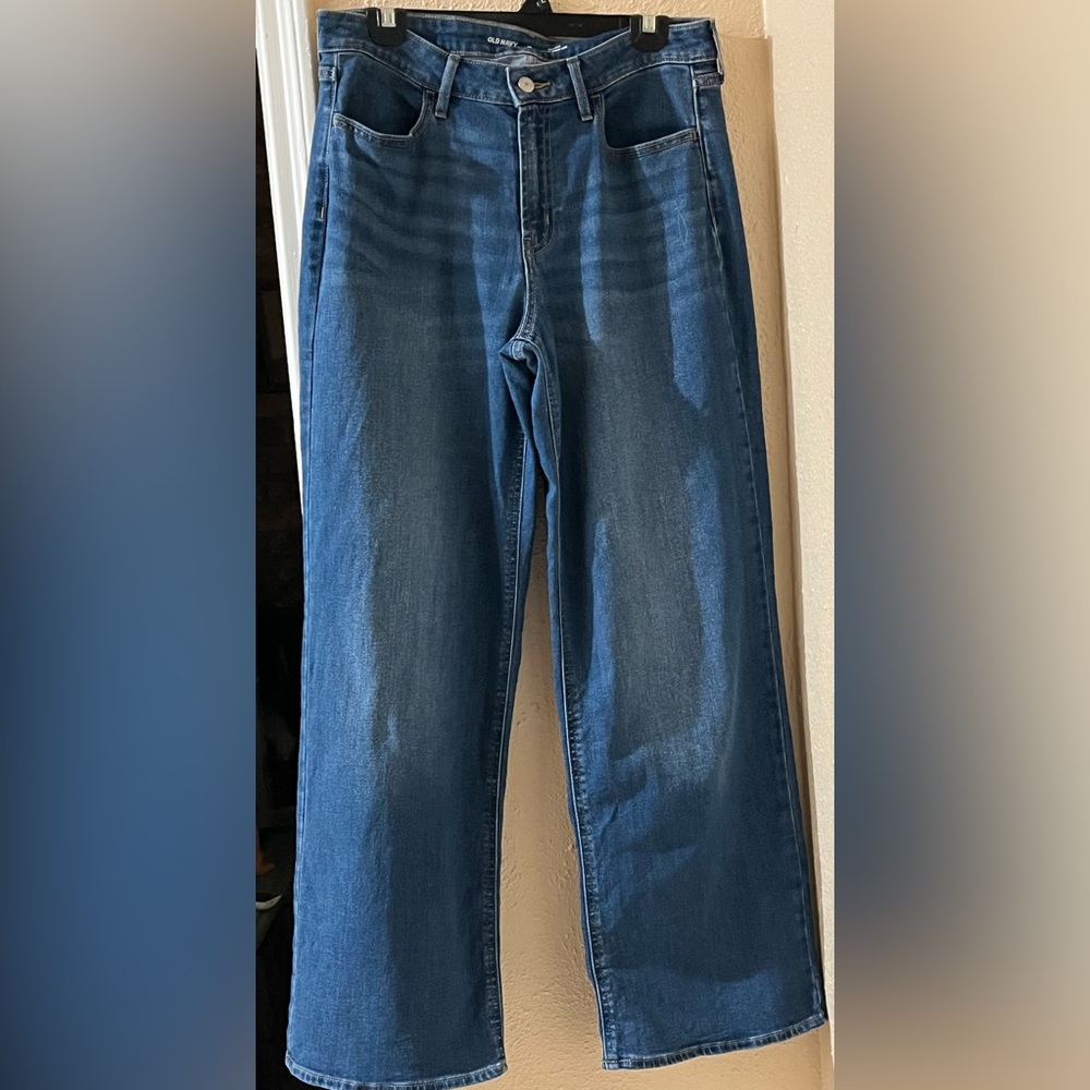 Old wow high waisted wide leg jeans